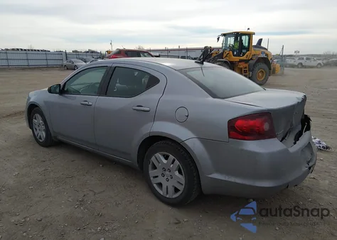 2014 Dodge Avenger Se from USA, damaged, VIN 1C3CDZAB0EN224843